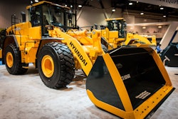 The new HL975 on display at ConExpo 2017. Photo: Wayne Grayson