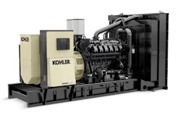 Kohler’s KD Series generators are sized for industrial applications.