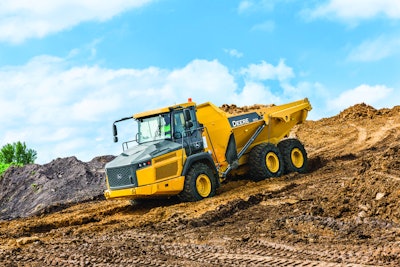 310E articulated truck. Photo: John Deere