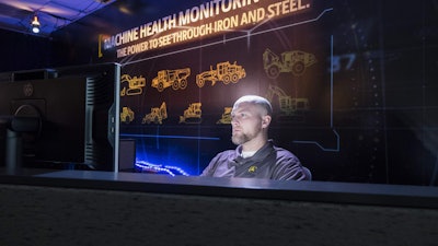Inside John Deere’s Machine Health Monitoring Center at the company’s Dubuque, Iowa, plant. Photo: John Deere