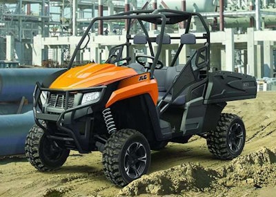 JLG’s new 315G (pictured) and 615G utility vehicles are manufactured through and agreement with Arctic Cat. Photo: JLG