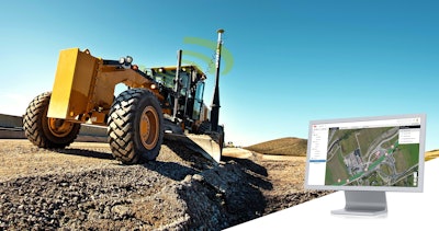 Leica’s ConX offers cloud based data sharing for machine control. Photo: Leica