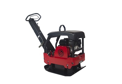 Chicago Pneumatic MV224 forward and reversible plate for compaction of granular soil.