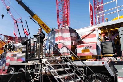 TMS9000-2 on display at ConExpo 2017. Photo credit: Wayne Grayson