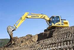 A 121-horseopwer engine on Komatsu’s PC170LC-11 hydraulic excavator boosts productivity 6 percent over previous models.