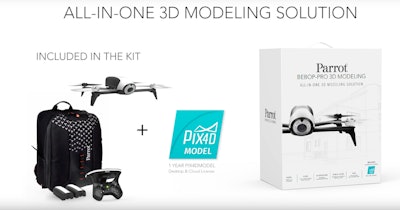 Parrot Bebop Pro 3 D Modeling 1