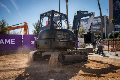 Project AME, the world’s first 3D-printed excavator and the first large-scale use of steel in 3D printing, was unveiled Tuesday morning at ConExpo 2017. Photos and video: Wayne Grayson