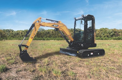 The SY26 is the smallest of Sany’s compact excavators revealed at ConExpo, weighing 5,908 pounds.