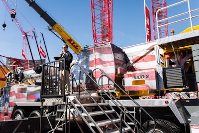 TMS9000-2 on display at ConExpo 2017. Photo: Wayne Grayson