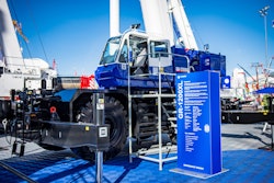 The GR-1200XL on display at ConExpo 2017. Photo: Wayne Grayson