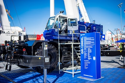 The GR-1200XL on display at ConExpo 2017. Photo: Wayne Grayson