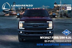 Landi Renzo received EPA certification for its 2017 bi-fuel and dedicated CNG F-250, F-350