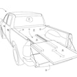 Ford filed this image and its plans for an electric sliding truck bed recently with the U.S. Patent Office.