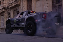 Cigars aren’t the only things getting smoked in Cuba. Here, BJ Baldwin’s 850-hp beast goest to work in Havana.