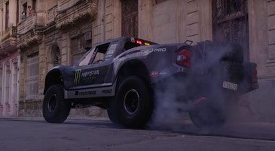 Cigars aren’t the only things getting smoked in Cuba. Here, BJ Baldwin’s 850-hp beast goest to work in Havana.