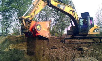 ALLU makes more than 100 models of the bucket to fit any wheel loader, excavator, skid steer and backhoe, the company says.