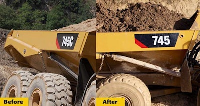 Cat 745 Before And After
