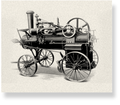Case rolled out the first portable steam engine in 1869. That same machine resides today in the Smithsonian in Washington, D.C.