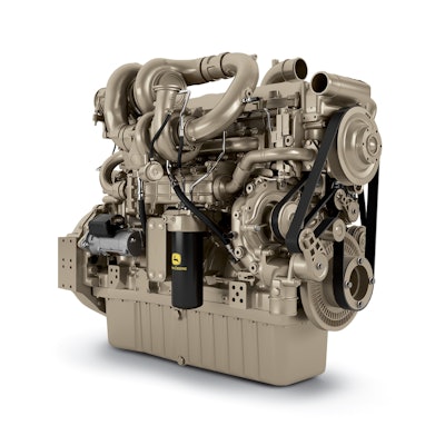 JDPS’s new 13.6 liter engine will put more power into a smaller, more flexible installation package. Photo: Deere Power Systems