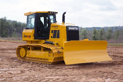 The DH13K is among 10 new Shantui hydrostatic dozers launched by IronDirect.