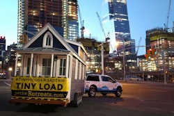 Ford F-Series trucks will tow ‘Tiny Houses’ – named in honor of Henry Ford and his wife Clara – on a summer-long road trip across America; just revealed at the 2017 New York International Auto Show.