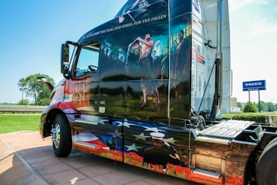 2 Volvo Trucks Ride For Freedom Truck