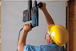 Bosch’s lineup of products to address silica dust includes its rotary hammers with dust collection system.