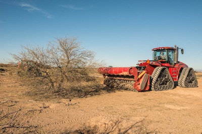 The Maxisoil 350 tractor attachment comes in widths of 98 to 138 inches.