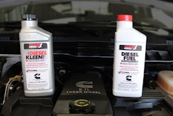 Cummins is recommending fuel additives for its diesel engines for the first time. Diesel Kleen + Cetane Boost, left, is for year-round use. Diesel Fuel Supplement + Cetane Boost is for use when temps drop below 30 degrees F.