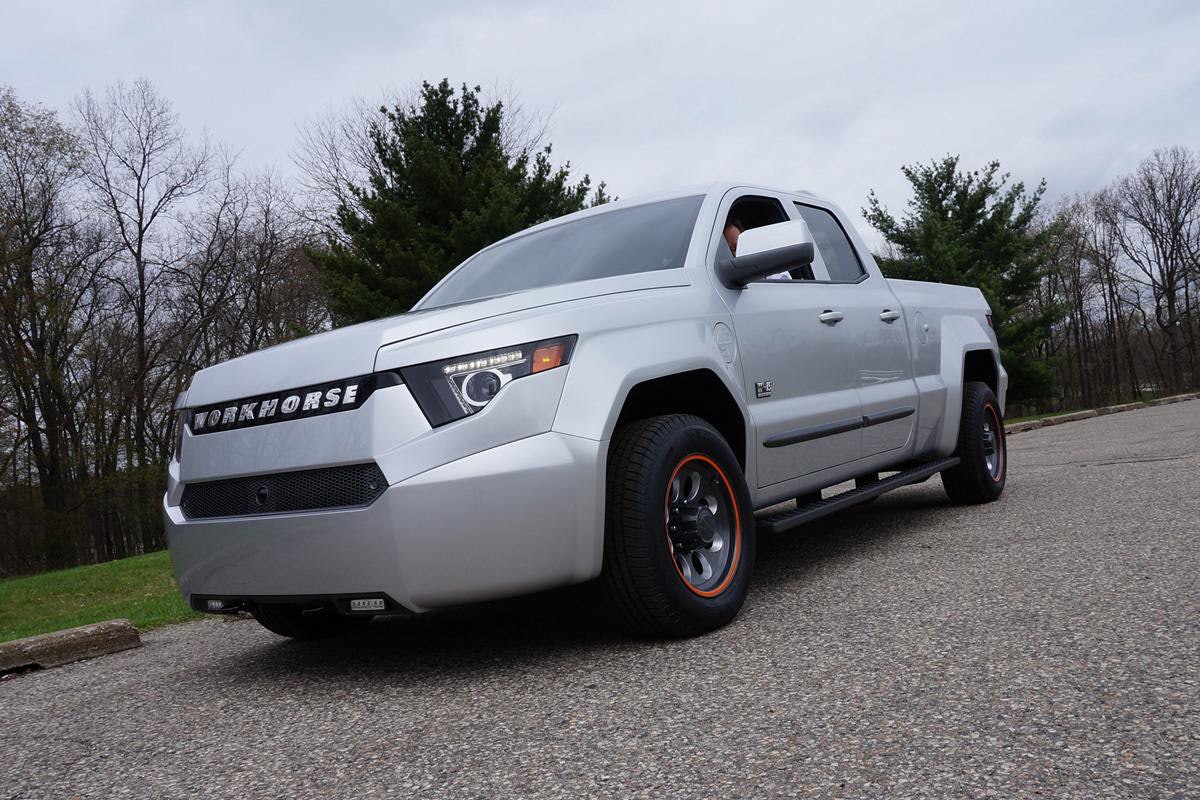 Test Drive Workhorse s W 15 electric pickup a high tech exciting