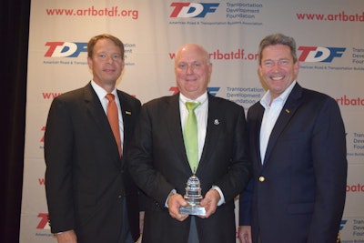 (Left to right) Tony Boals, Wright Brothers Construction; Steve Wright; Kent Starwalt, Tennessee Road Builders Association. Photo: ARTBA