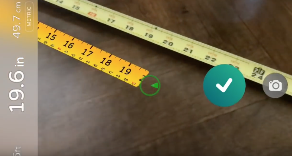 ARKit ARMeasure app 1