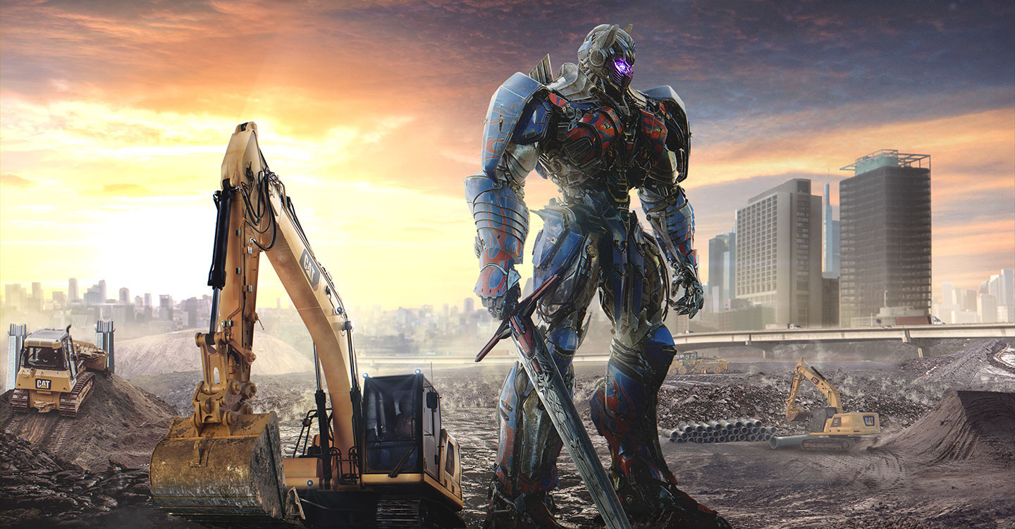 Caterpillar Optimus Prime Transformers The Last Knight
