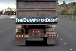 Dump truck diaper dumpster diaper