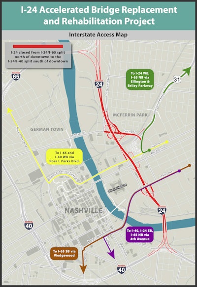 I 24 Bridge Replacemt Interstate Access