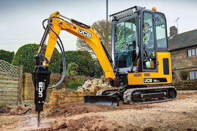 JCB bills the 19C-1 as the premium model atop its new mini excavators.