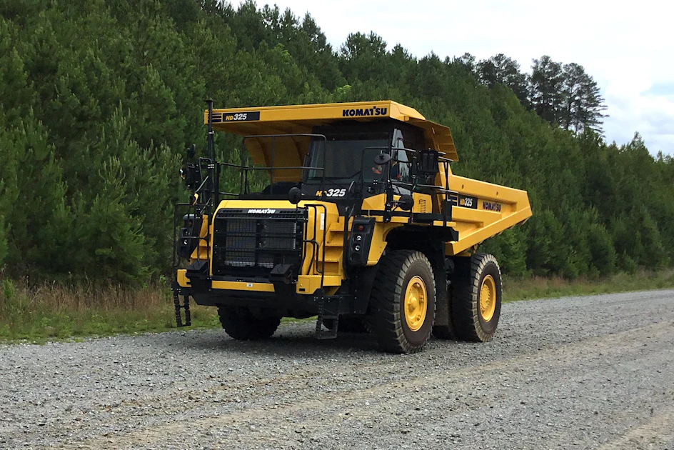 Hd325 Komatsu unveils HD325-8, HD405-8 off-highway trucks with more power ...