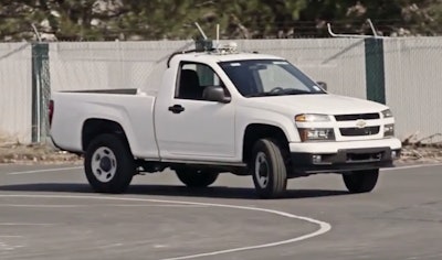 Yes, there’s a Kairos kit for that. The Utah-based company makes its remote controlled and autonomous driving kits in-house. Here’s one at work in a Chevy Colorado. Watch the video below to see more.