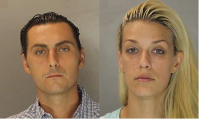 George Stanley and Dorothy Miller of Traditional Paving.