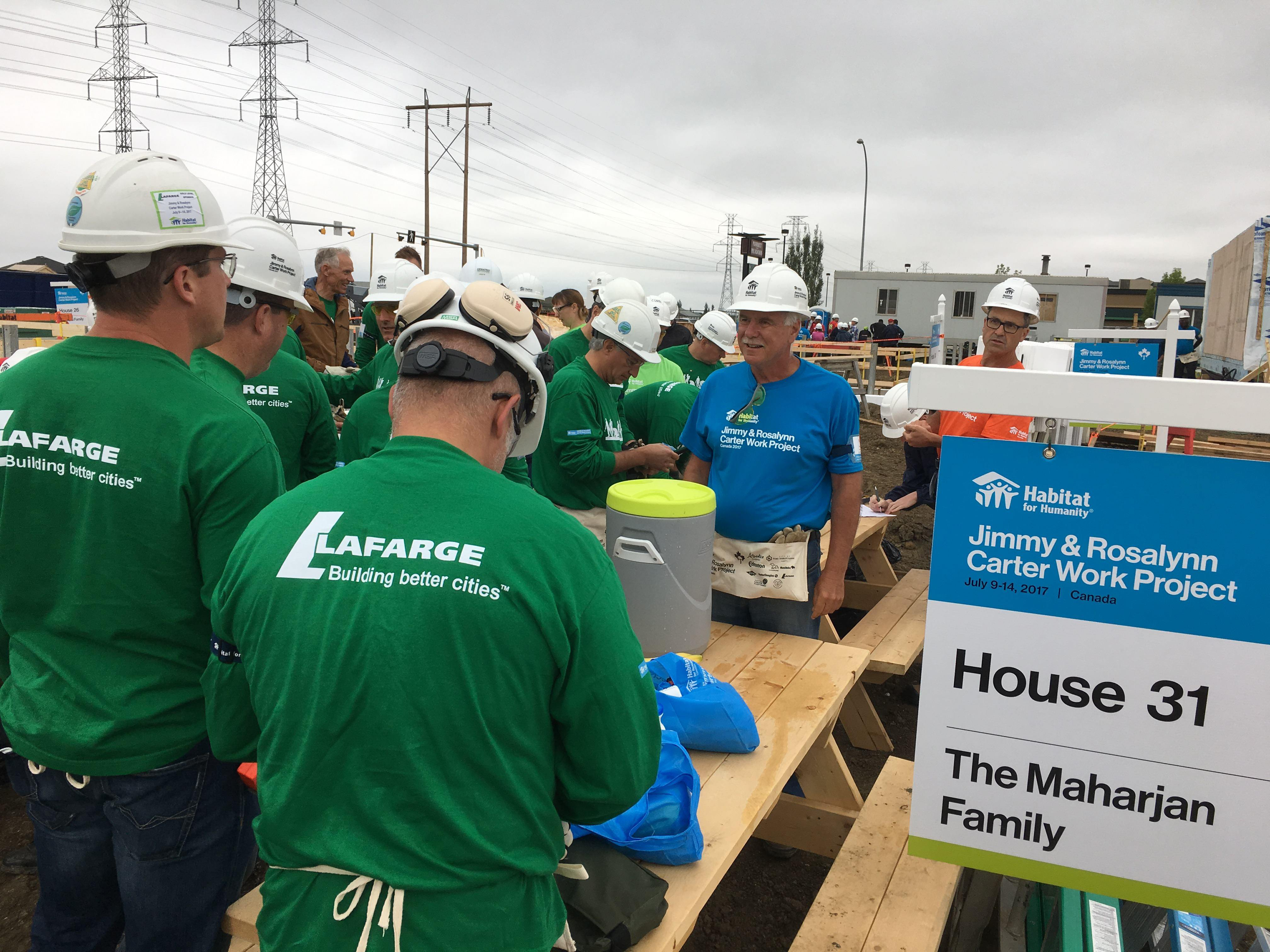 Home Assigned to Lafarge for Build