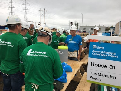 Home Assigned To Lafarge For Build