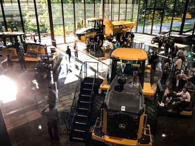The Construction & Forestry side of the main atrium. Photo: Wayne Grayson