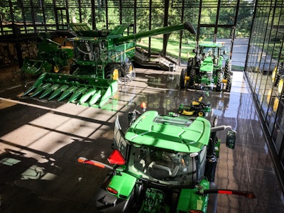 The agricultural side of the main atrium. Photo: Wayne Grayson