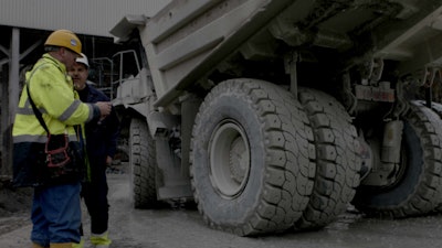 Michelin’s XTRA Load Protect tires were designed to give rigid-frame trucks more protection from hot, dry, abrasive surfaces.