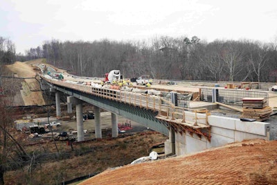 Berkmar Drive – Route 29/250 interchange improvements, Berkmar Drive extension (Photo by Trevor Wrayton, Virginia DOT)