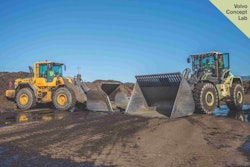 Volvo L150 side by side with LX1