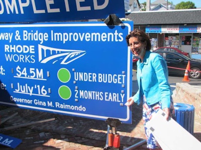 Rhode Island’s RhodeWorks program set a goal of bringing 90 percent of the state’s bridges to structural sufficiency by 2025.