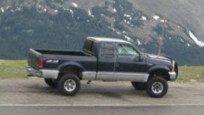 James Neily, deployed in Afghanistan, found out that his truck was stolen from his parents’ home this week in Arvada, Colo.