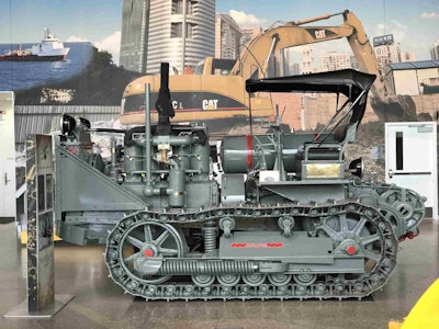 A modified version of the Caterpillar Sixty, the 1920 Caterpillar Sixty Logger was produced in 1930 and worked in a Washington State logging operation.