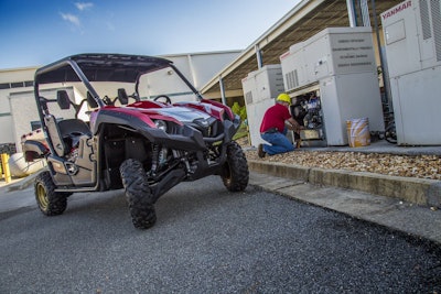 2018 Yanmar Bull Red Silver Gold Wheels Utv